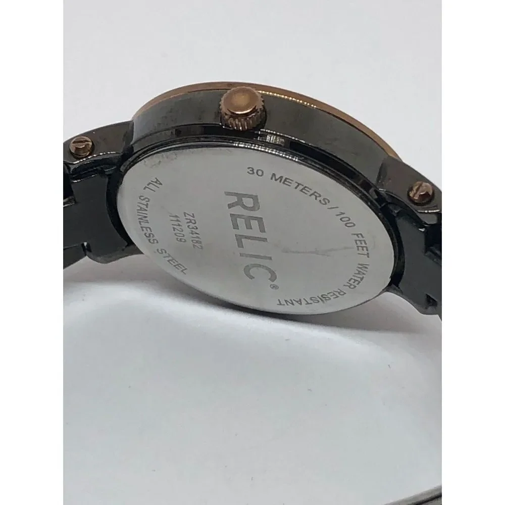 Relic ZR34182 Women's Stainless Steel Analog Quartz Genuine Wrist Watch DV19